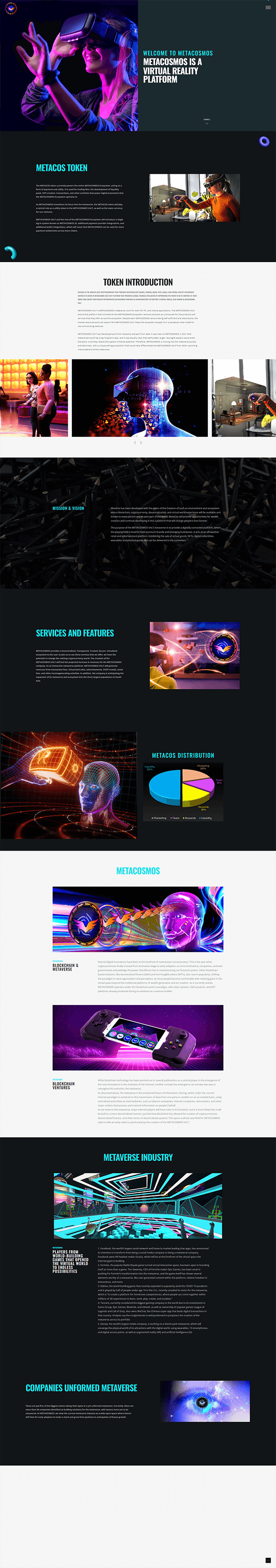 Tech product site